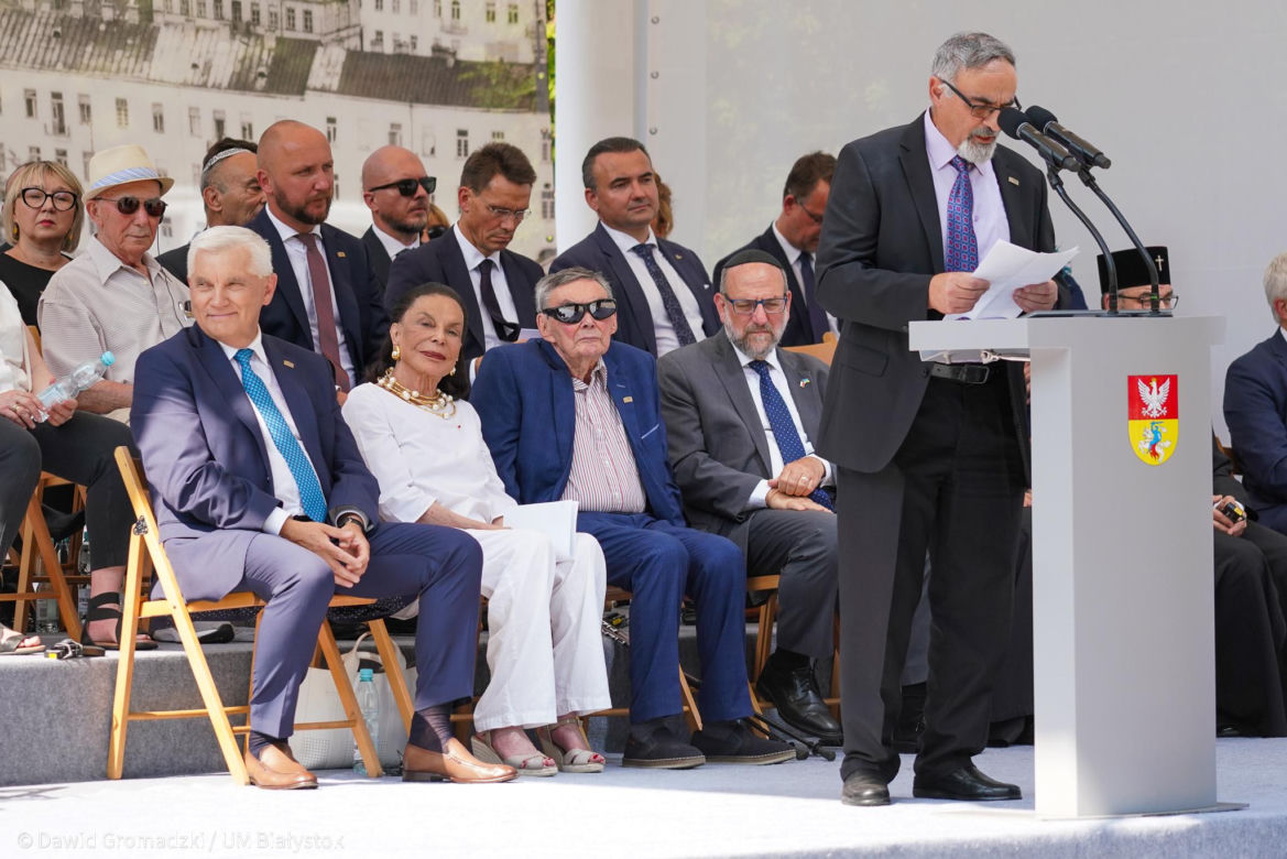 80. rocznica Powstania w Getcie Białostockim. Tak wyglądały uroczystości upamiętniające [ZDJĘCIA]