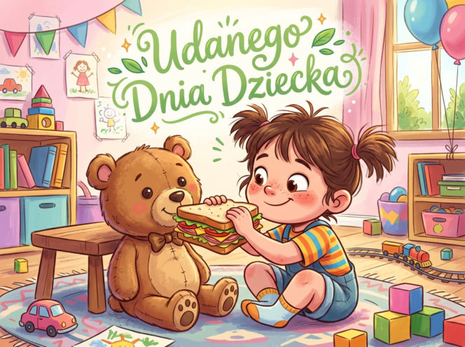 Śmieszna kartka na Dzień Dziecka