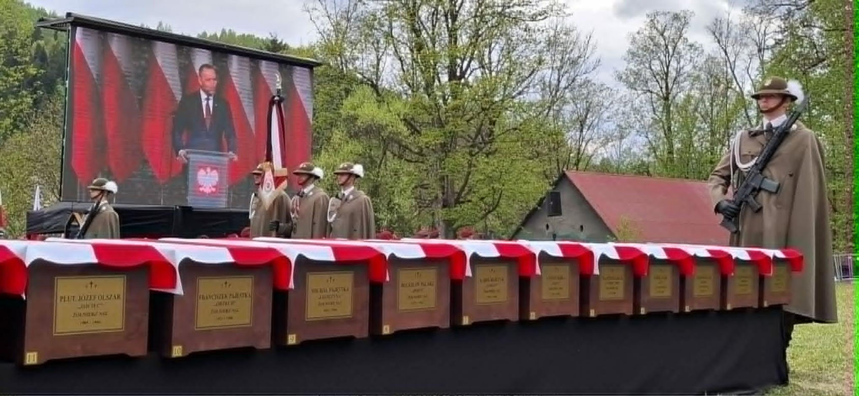 Pogrzeb żołnierzy NSZ