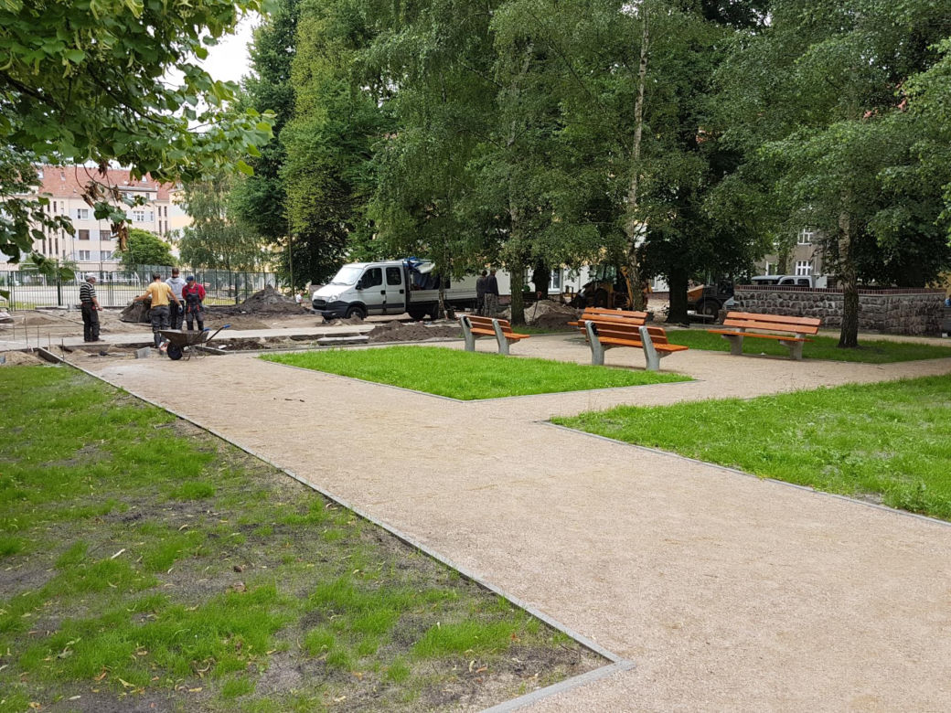 Remont skweru na Niebuszewie na finiszu [ZDJĘCIA]