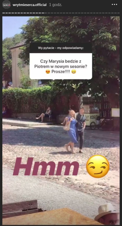 W rytmie serca 5 sezon. Maria (Barbara Kurdej-Szatan), Piotr (Filip Bobek)