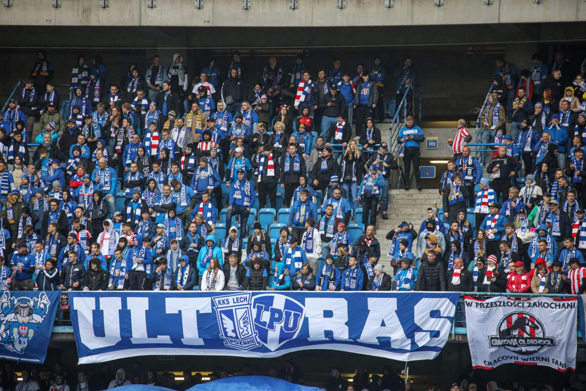 Lech Poznań - Cracovia. Tak bawili się kibice przy Bułgarskiej