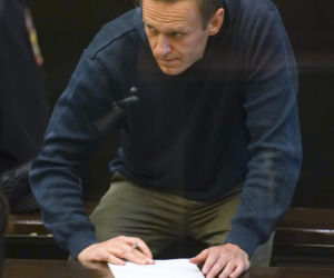 Aleksiej Nawalny w sądzie