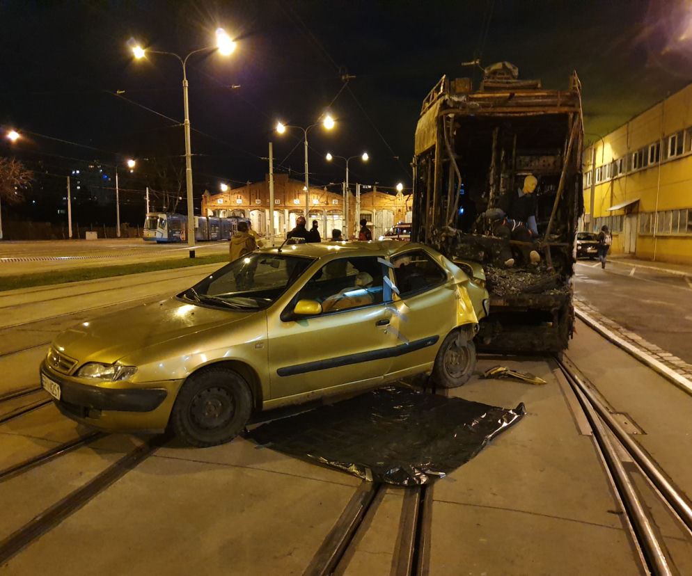 Tramwaj w płomieniach, 30 rannych, 16 zastępów... na szczęście to scenariusz szkolenia