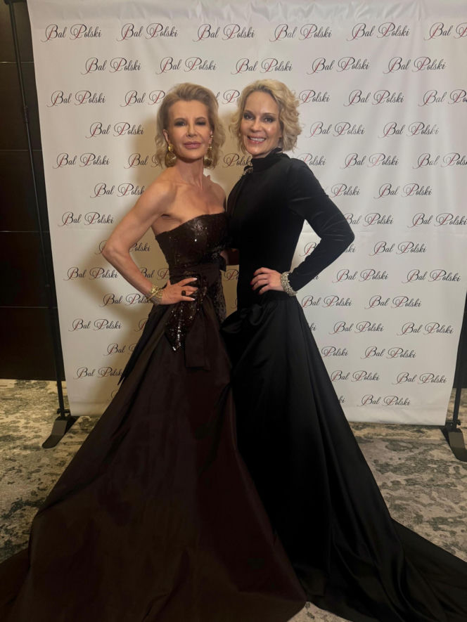 Katarzyna Madera i Joanna Racewicz na balu w Londynie