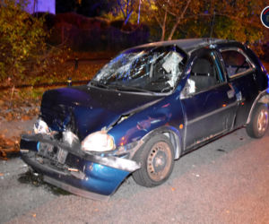 Nocny rajd pijanego na Mokotowie. Rozbijał wszystko po drodze!