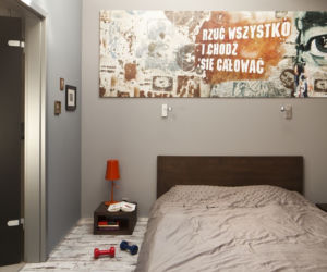 Loft sypialnia na antresoli