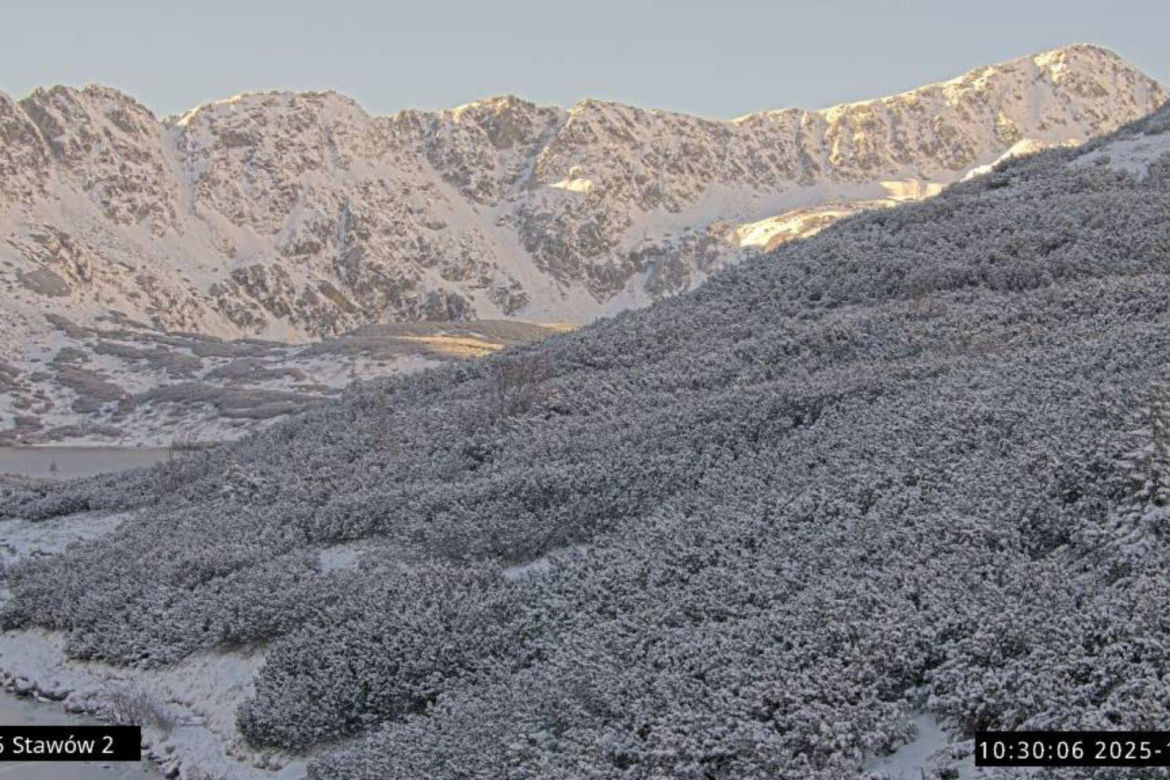 Tatry skąpane w śniegu