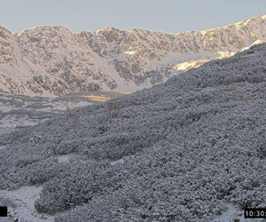 Tatry skąpane w śniegu