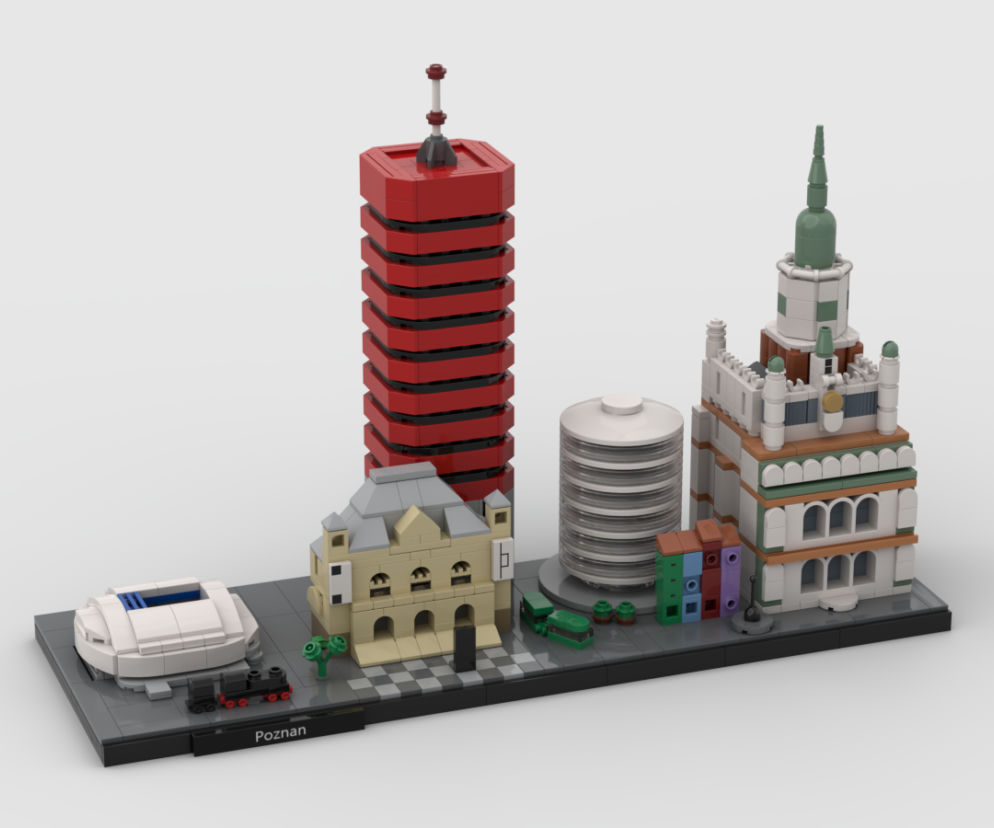 Poznań z klocków Lego