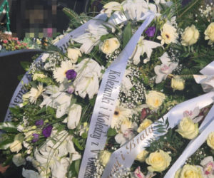 Grób tragicznie zmarłego strażnika miejskiego