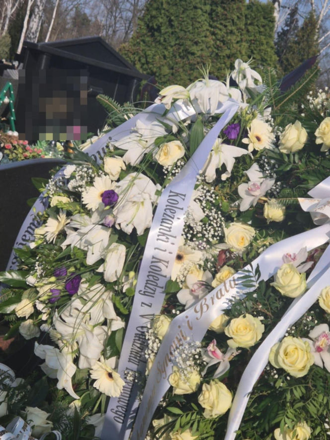 Grób tragicznie zmarłego strażnika miejskiego