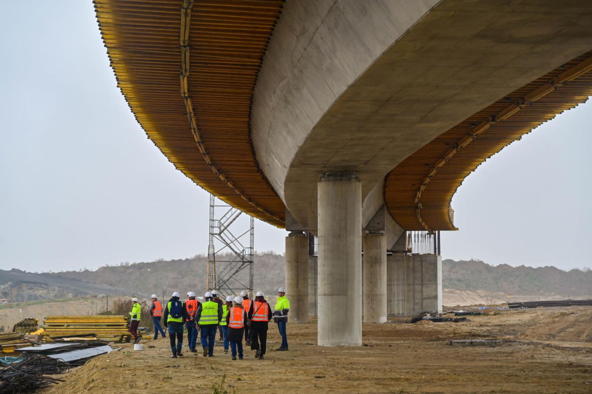 Budowa węzła w Kołbaskowie na autostradzie A6