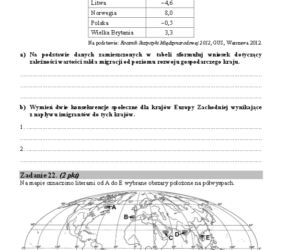 Matura geografia 12