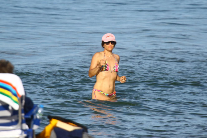 Anna Czartoryska-Niemczycka na plaży