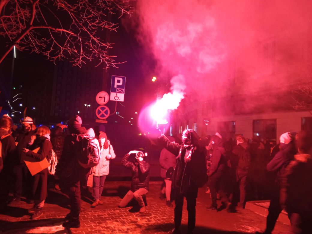 Strajk kobiet w Warszawie (29.01.2021)