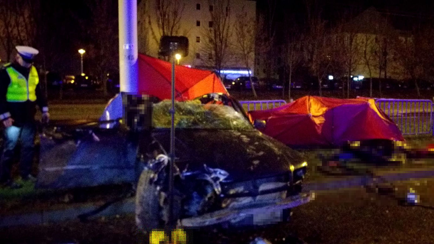 Śmiertelny wypadek samochodowy w Lublinie