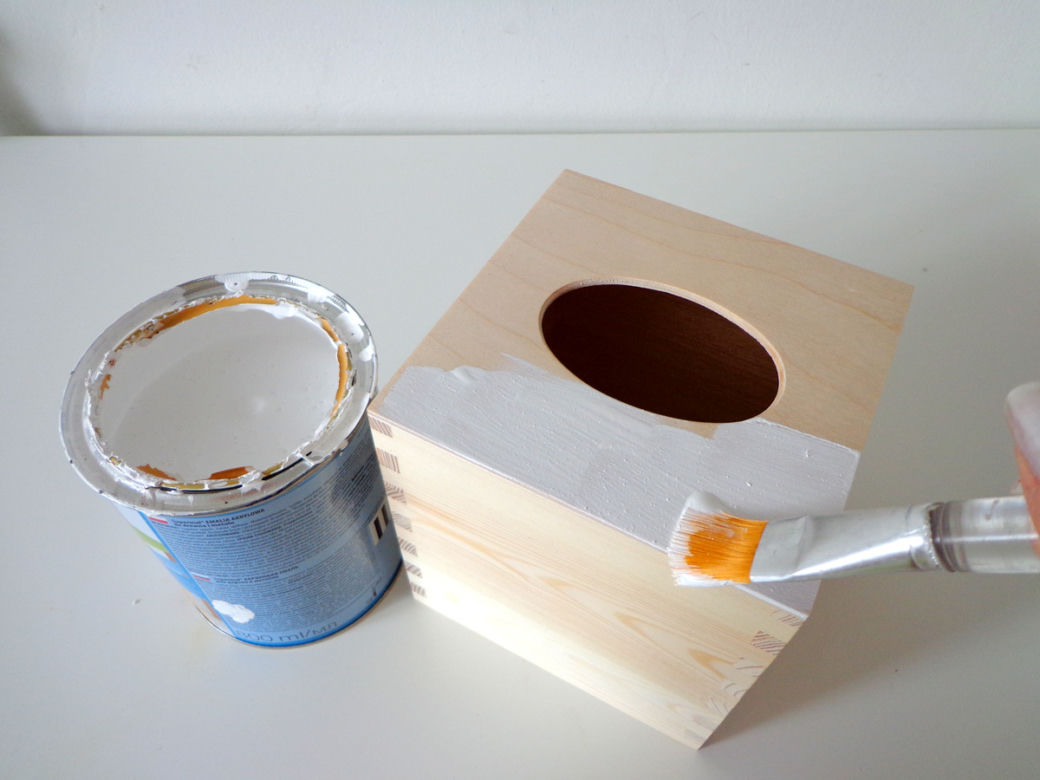Chustecznik decoupage