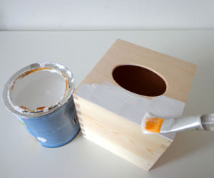 Chustecznik decoupage