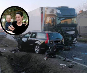 Antoś i jego mama zginęli nieopodal domu