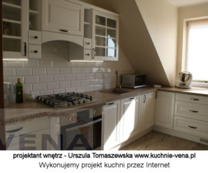 projekt kuchni przez Internet „Vena”