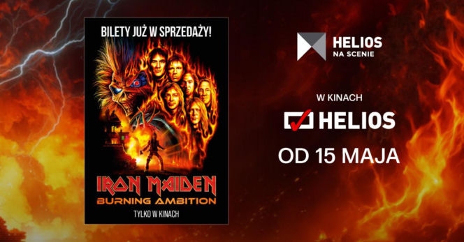 Film „Iron Maiden: Burning Ambition” w Helios na Scenie
