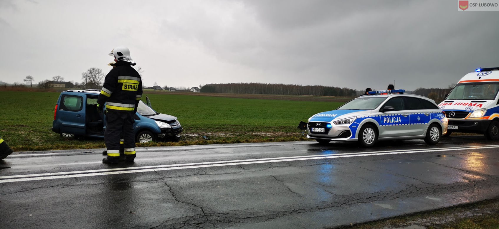 Wypadek na terenie powiatu gnieźnieńskiego