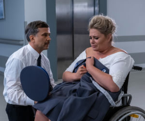 W rytmie serca 5 sezon odc. 53. Ewa (Elżbieta Romanowska), Szarek (Dariusz Toczek)