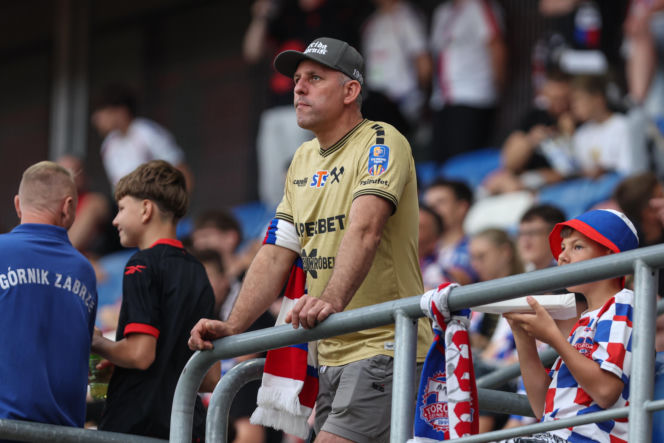 Górnik Zabrze - AS Monaco: Zdjęcia kibiców i zawodników z meczu eliminacji Ligi Konferencji
