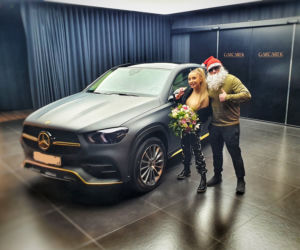 Donatan podarował Cleo Mercedesa GLE Coupe
