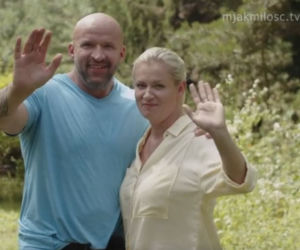 M jak miłość. Marzenka (Olga Szomańska), Andrzejek (Tomasz Oświeciński)