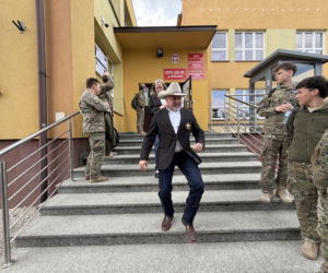 Szeryf hrabstwa Calhoun w Teksasie Bobby Vickery z wizytą w Polsce