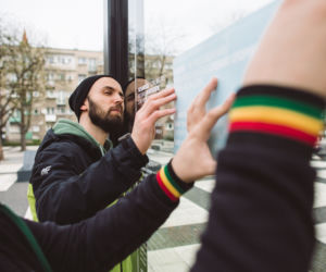 Goethe Institut Pop Up Pavillon na placu Nowy Targ