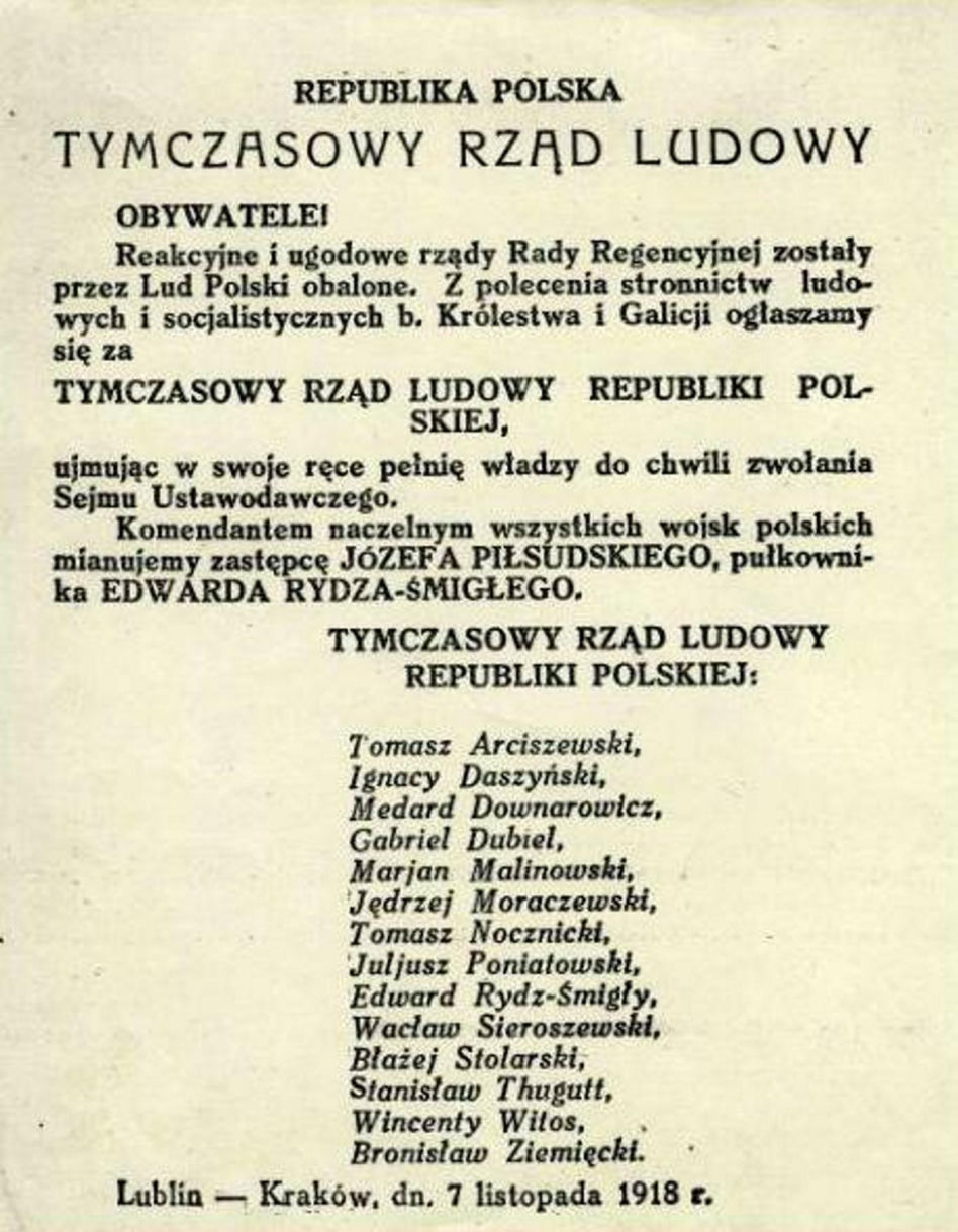 11 listopada - dzień, w którym Polska odzyskała niepodległość