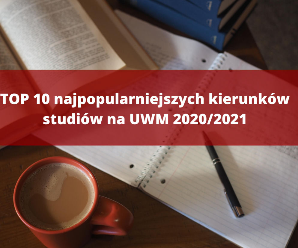 Wyniki rekrutacji na studia na UWM. Zobacz TOP 10 najczęściej wybieranych kierunków
