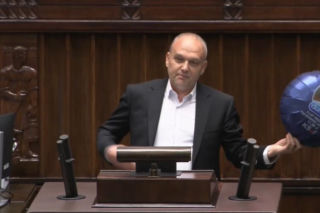 Poseł z balonikiem