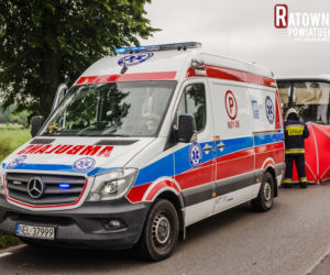 Śmiertelny wypadek na DK 65 za Prostkami. Motocyklista zginął na miejscu