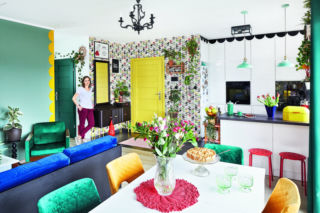 Vintage z temperamentem – mieszkanie Nicole, która kocha rzeczy z PRL-u