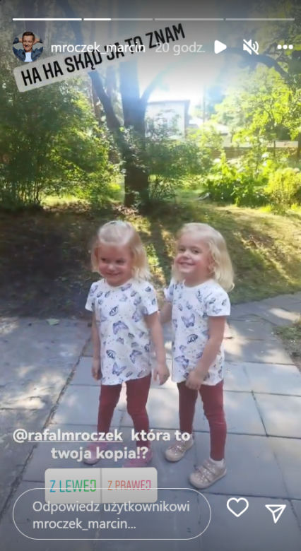 M jak miłość. Emilka (Julia Kempka) i Zuzia (Marcelina Kempka) 