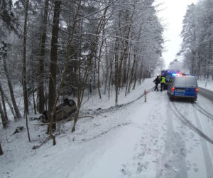 Wypadek na DK 51 między między Ługwałdem i Spręcowem