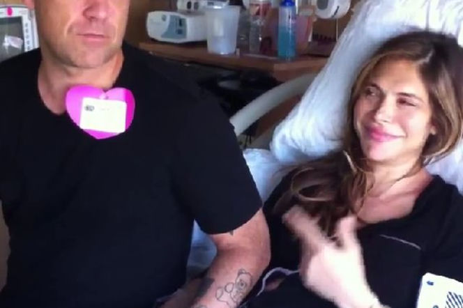 Robbie Williams z żoną w szpitalu 