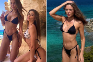 Joanna Opozda z siostrą odsłoniły niemal wszystko! W minibikini kuszą na potęgę