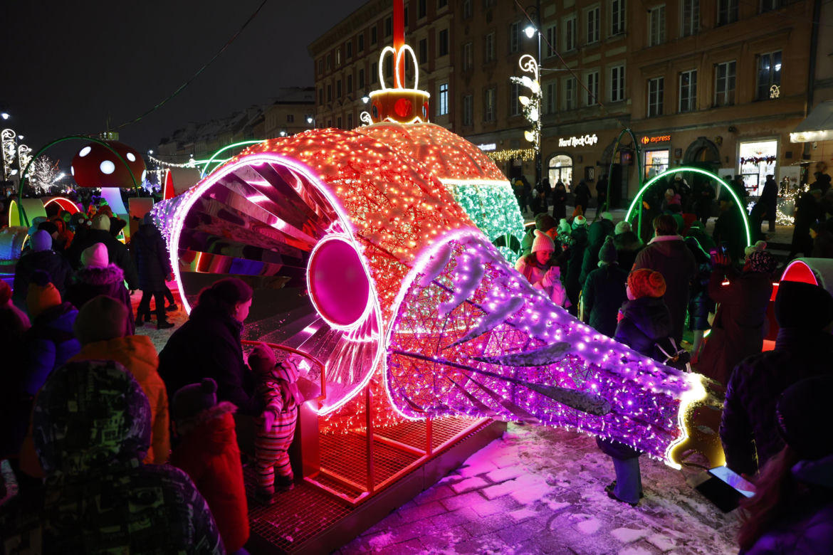 Zapalenie choinki 2023 Warszawa 