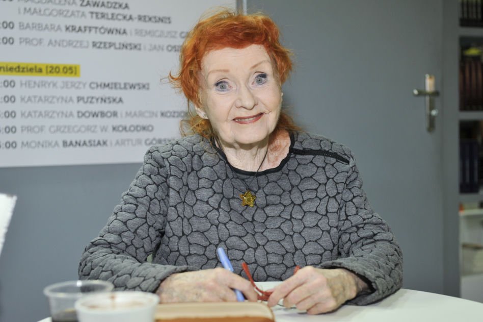 Barbara Krafftówna nie wychodzi nawet na balkon