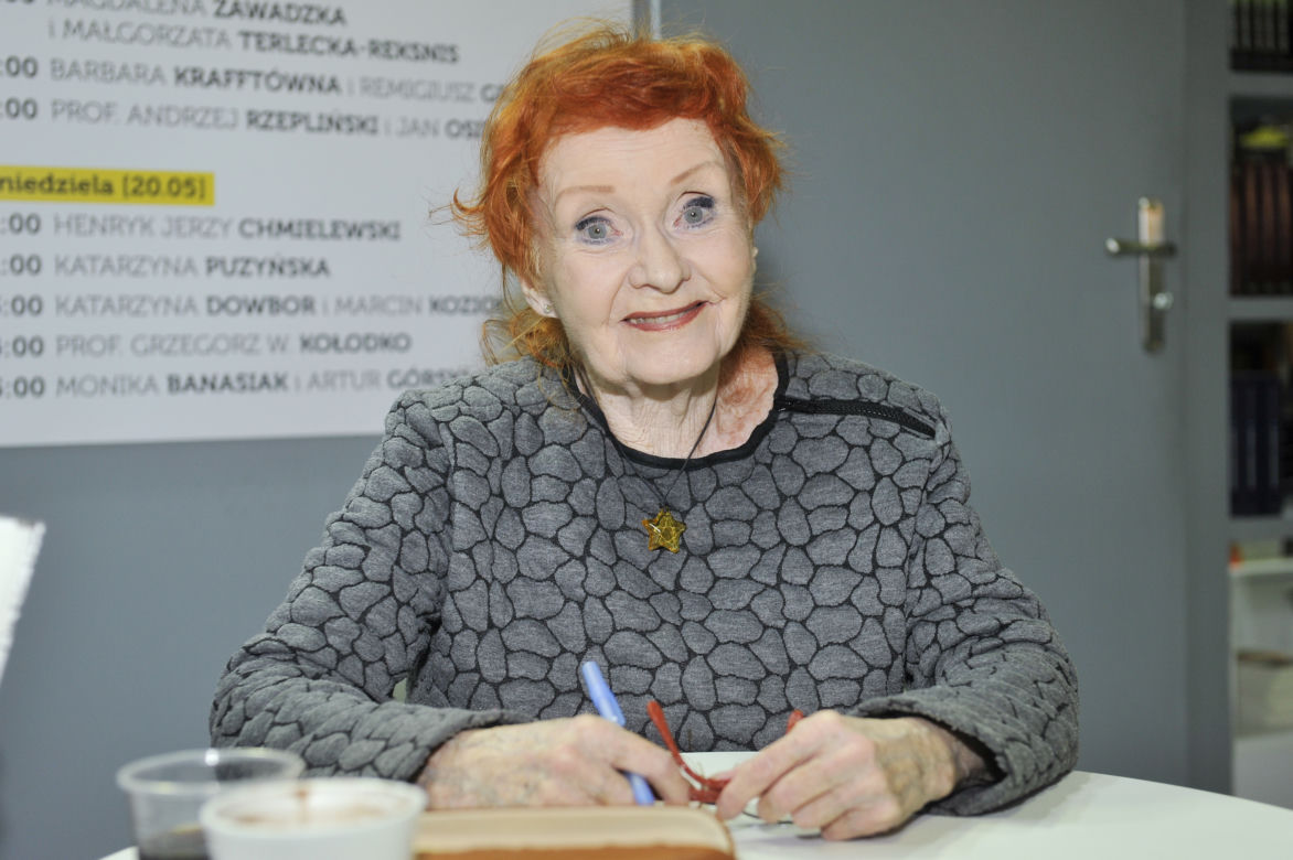 Barbara Krafftówna nie wychodzi nawet na balkon