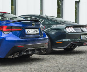 Lexus RC F Carbon 5.0 V8 vs. Ford Mustang Bullitt 5.0 V8