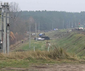 Uszkodzone tory na odcinku Dęblin-Życzyn w powiecie Garwolińskim