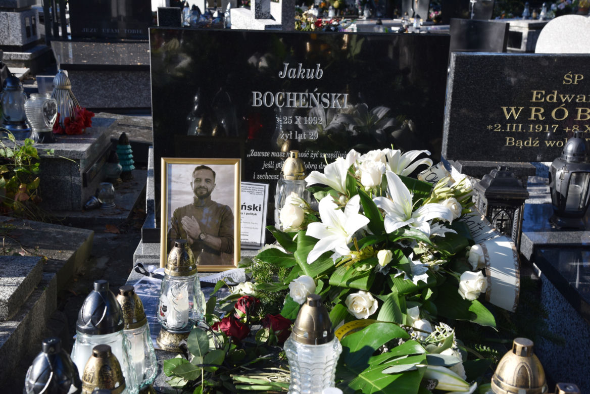 Tak wygląda grób Jakuba Bocheńskiego