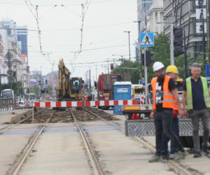 Remont torów na Jerozolimskich