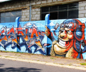 Graffiti przy Żeglarskiej w Rzeszowie nabrało kolorów